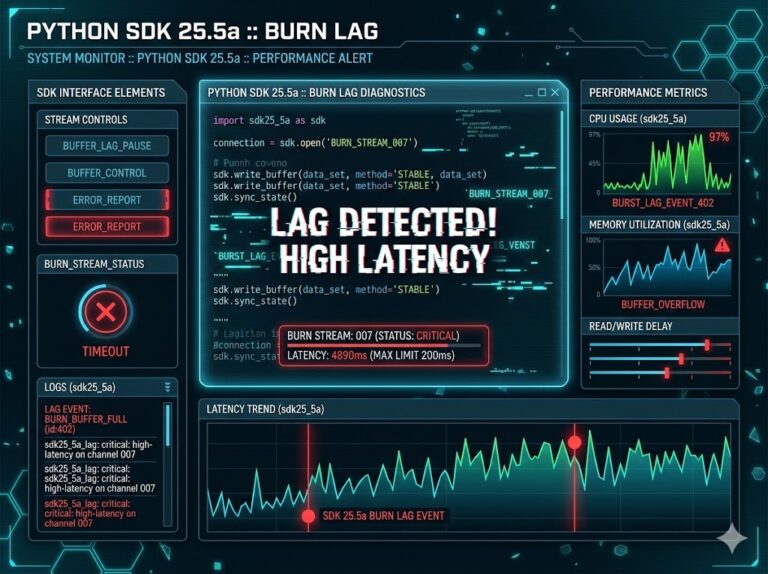 python sdk25.5a burn lag