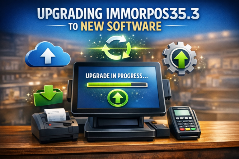 when upgrading ImmorPOS35.3 to new software