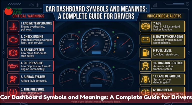Car Dashboard Symbols and Meanings A Complete Guide for Drivers