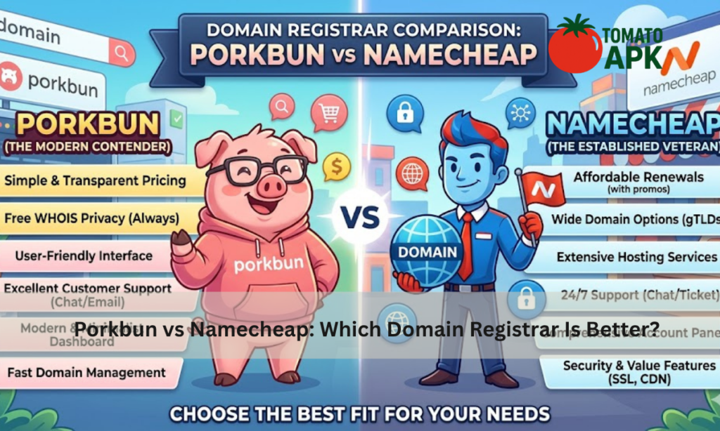 Porkbun vs Namecheap